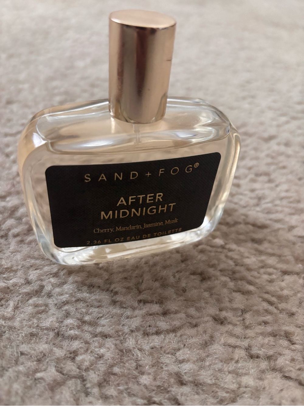 SAND + FOG After Midnight Eau de Toilette – Black and Gold Accents